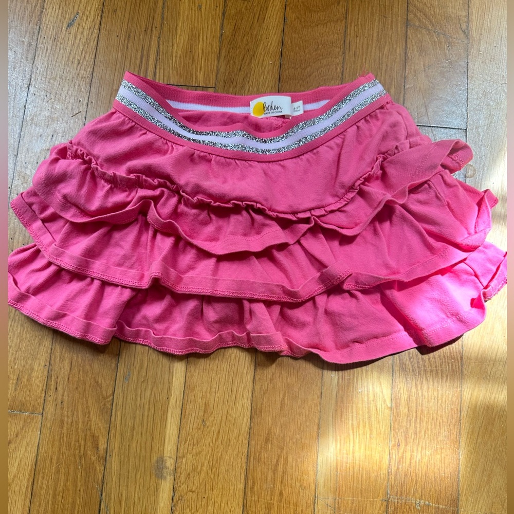 Mini Boden Pink Skort, Size 4-5